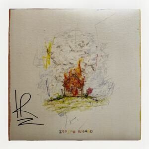 The House Is Burning by Isaiah Rashad Vinyl Signed Autograph Never Played NM